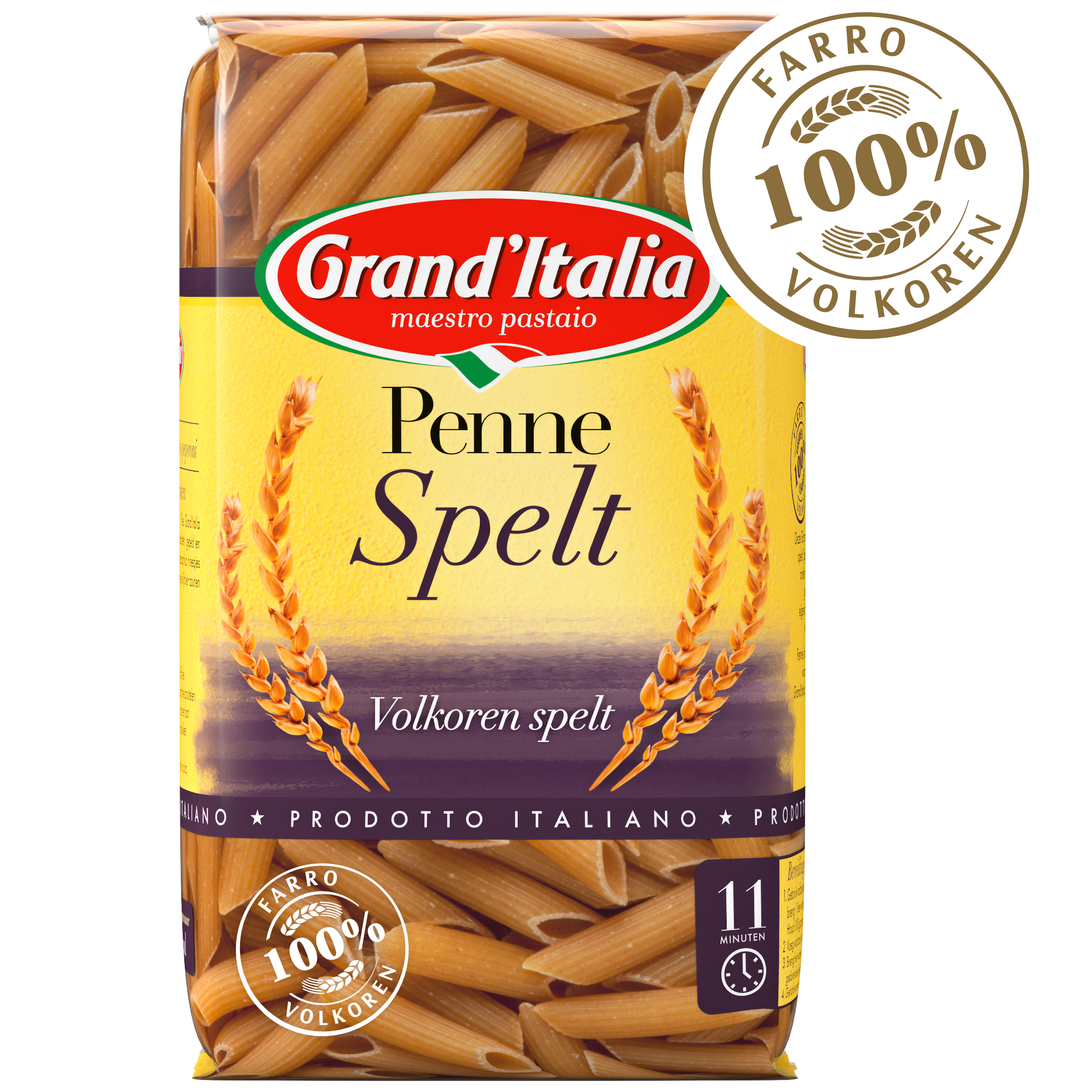 Pasta Penne Spelt 500g claim Grand'Italia